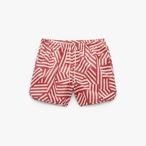 Men’s Zara GEOMETRIC PRINT SWIMMING TRUNKS